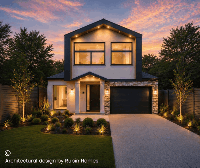 In Milan custom home design by Rupin Homes